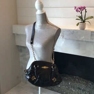 Elliot Lucca Black Patent Leather Bag Preloved